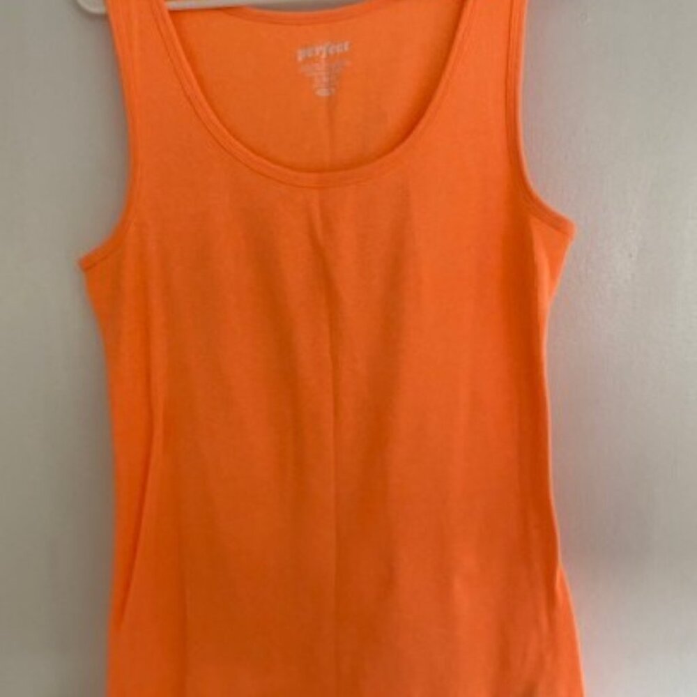 Old Navy - Orange Ribbed Tank Top